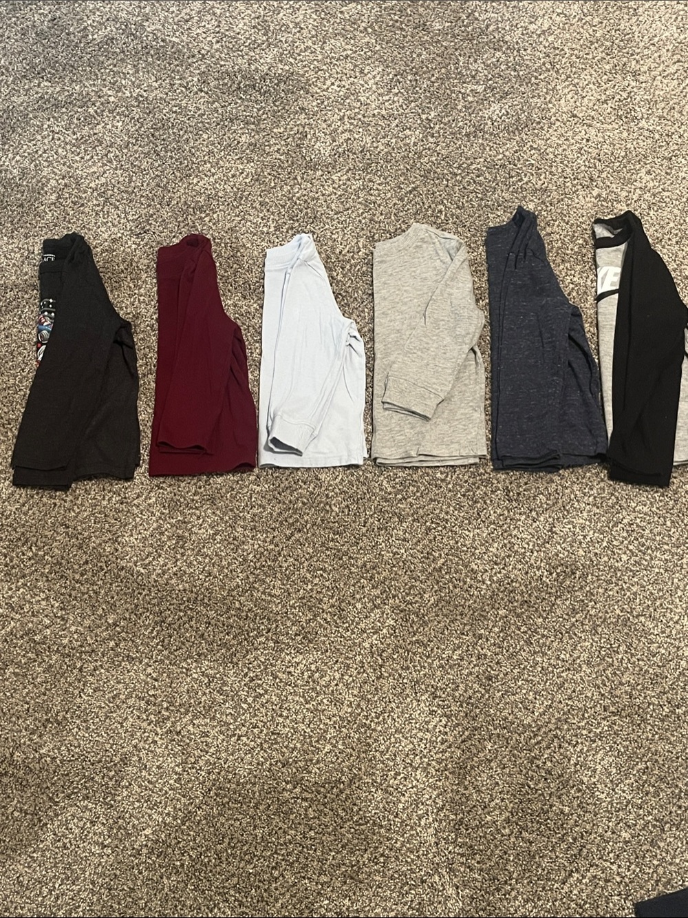 Kids Long-Sleeve Crew Top - Assorted bundle sizes 18-24M/2T